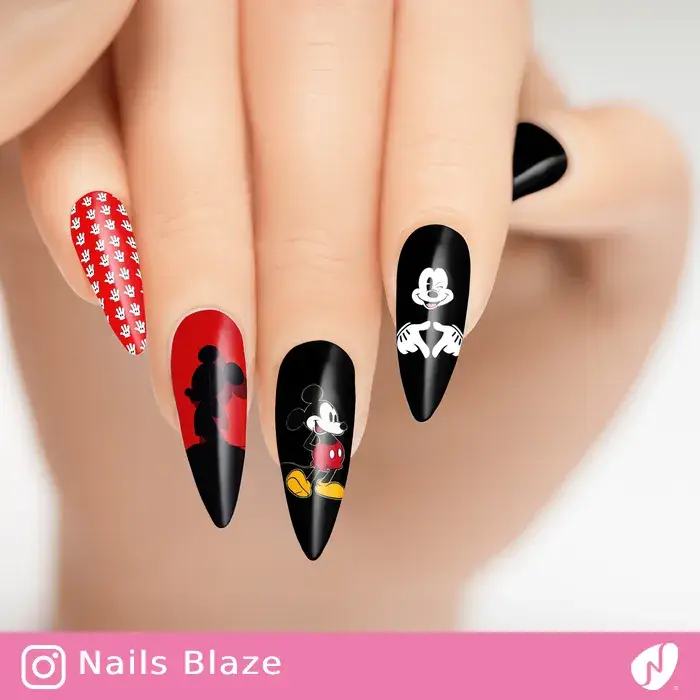 Mickey Mouse | Cartoon Nails - NB25